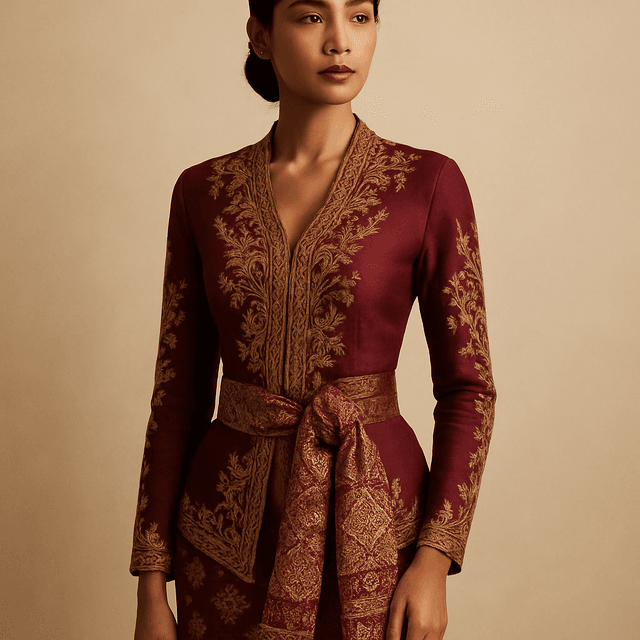 Kebaya Adat Sirah dari Agniantari Jembrana
