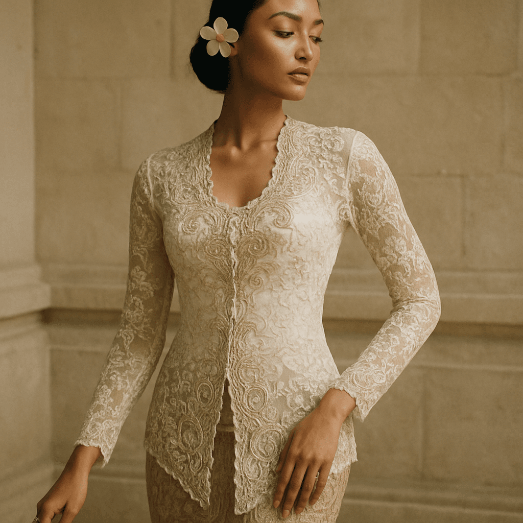 Kebaya Bali bordir dari pengrajin Jembrana — Agniantari